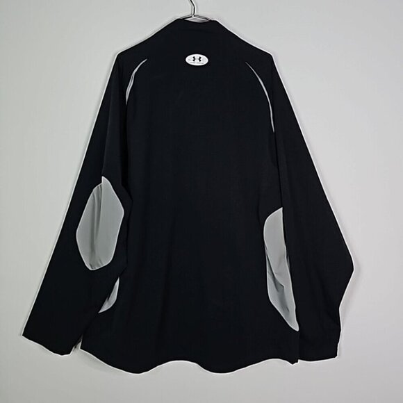 UNDER Armour XL black and gray zip up jacket - Picture 4 of 6